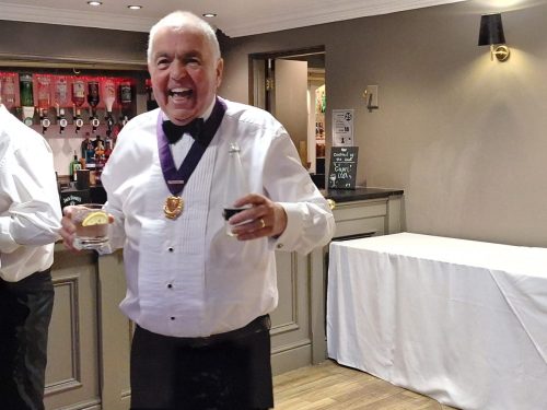 Richard enjoying the evening